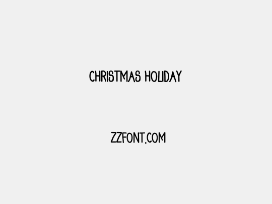Christmas Holiday