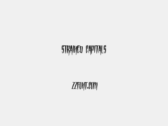 Strained Capitals