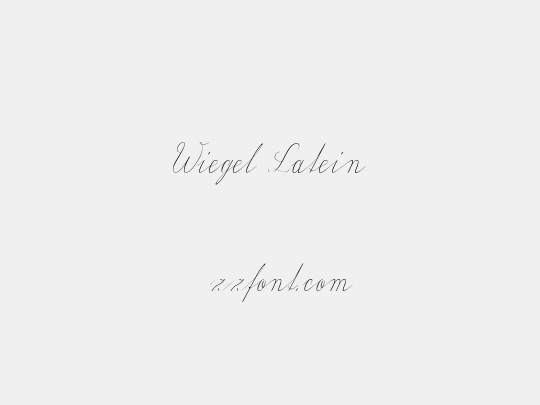 Wiegel Latein