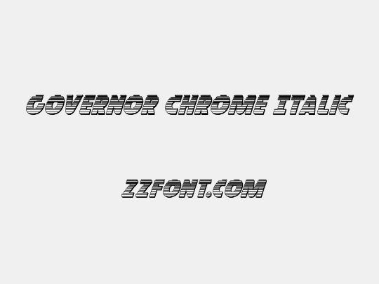 Governor Chrome Italic