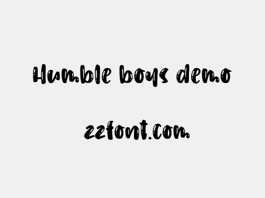 Humble boys demo