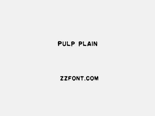 Pulp plain
