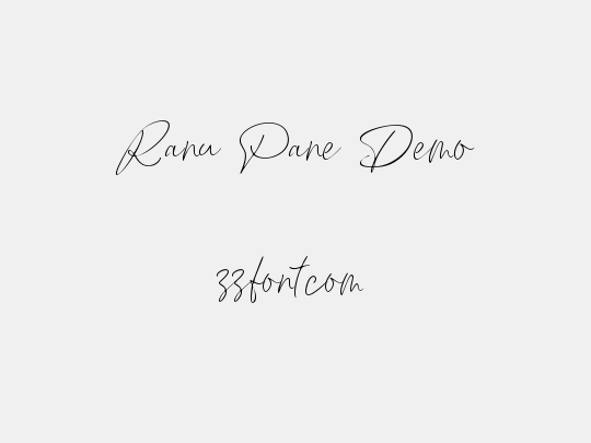 Ranu Pane Demo