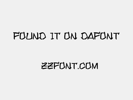 Found it on Dafont