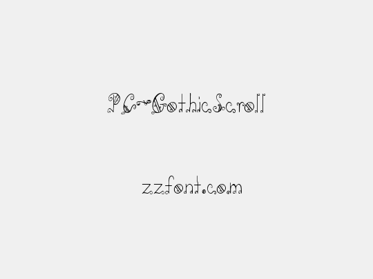 PC-GothicScroll