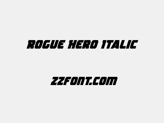 Rogue Hero Italic