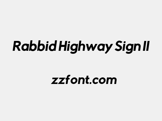 Rabbid Highway Sign II