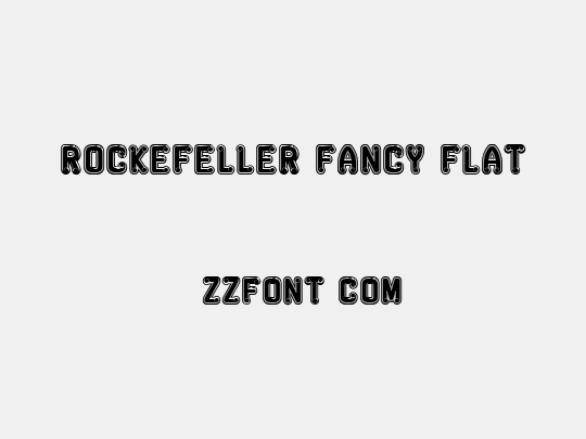 Rockefeller Fancy Flat