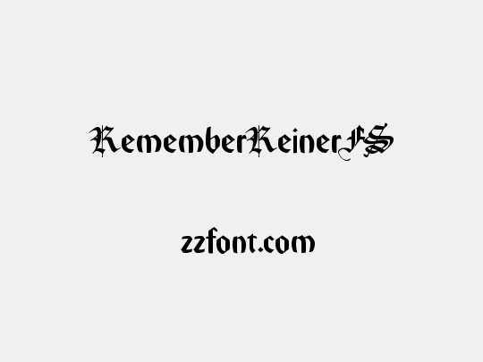 RememberReinerFS