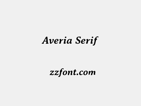 Averia Serif