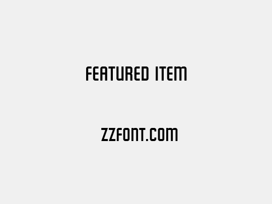 Featured Item