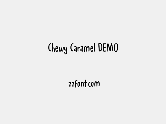Chewy Caramel DEMO