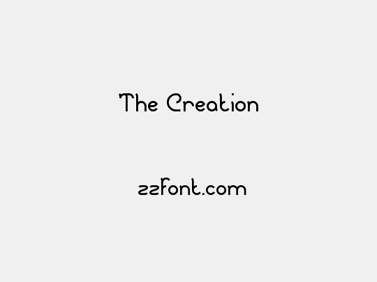 The Creation