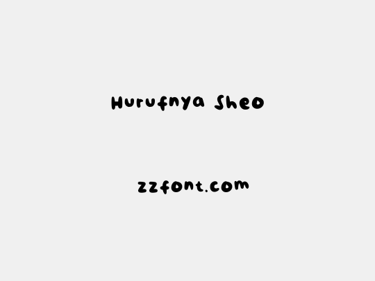 Hurufnya Sheo