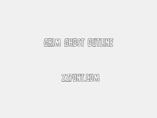 Grim Ghost Outline