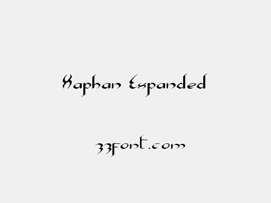 Xaphan Expanded