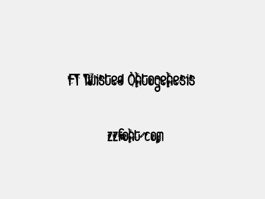 FT Twisted Ontogenesis