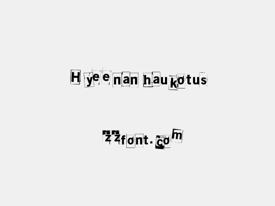 Hyeenan haukotus