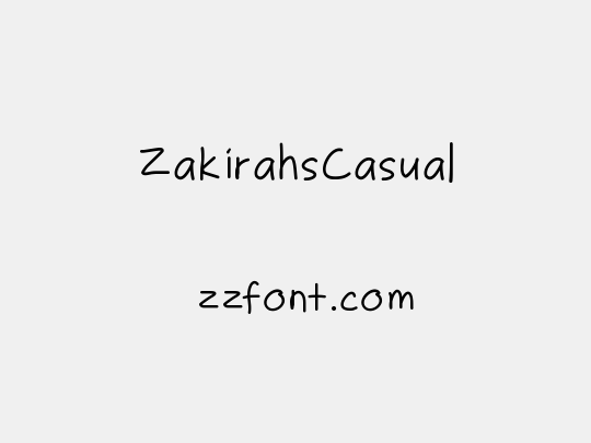 ZakirahsCasual