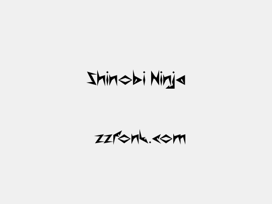 Shinobi Ninja