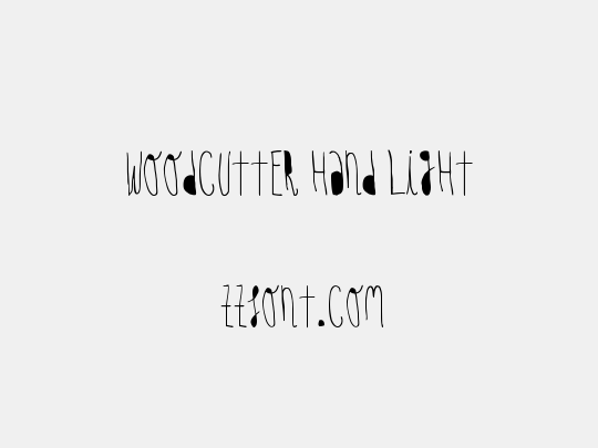 woodcutter hand light