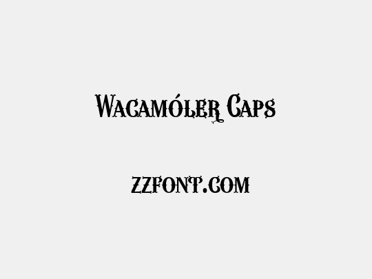 Wacamóler Caps