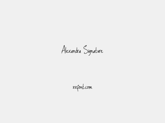 Alexandra Signature