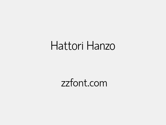 Hattori Hanzo