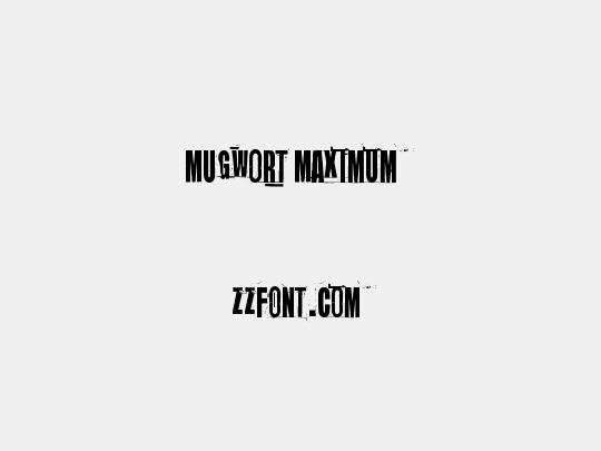 Mugwort Maximum
