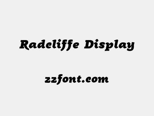 Radcliffe Display
