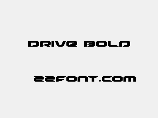 Drive Bold