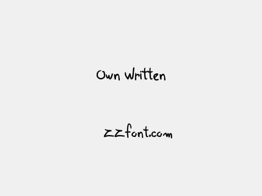 Own Written