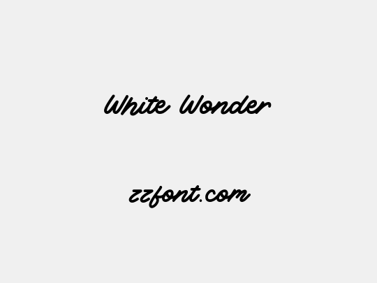 White Wonder