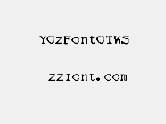 YOzFontOTWS
