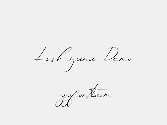 Lushyana Demo