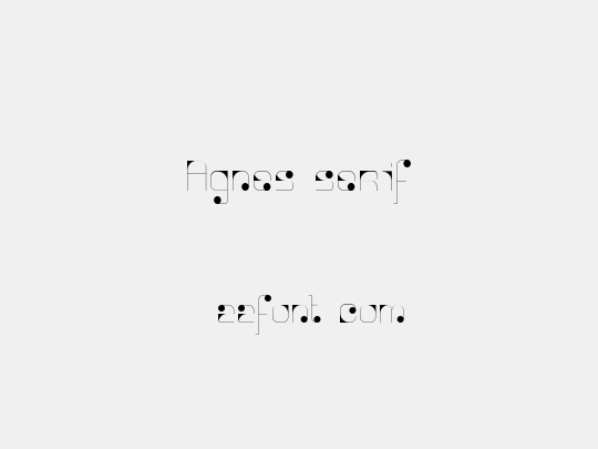 Agnes serif
