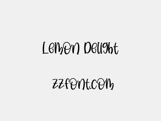 Lemon Delight