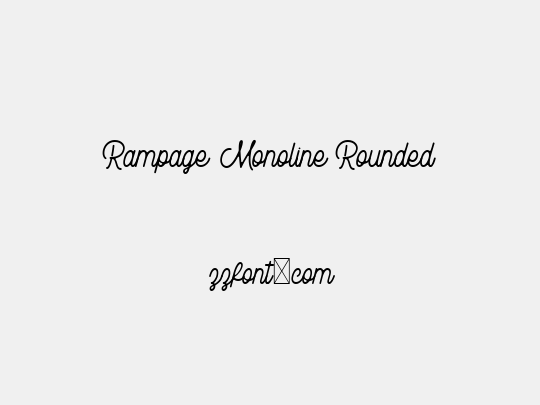 Rampage Monoline Rounded