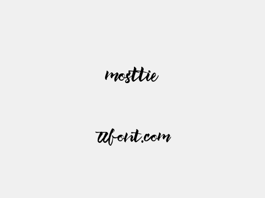 mosttie