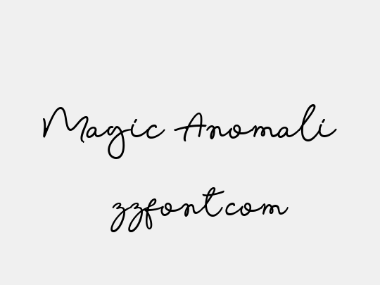 Magic Anomali