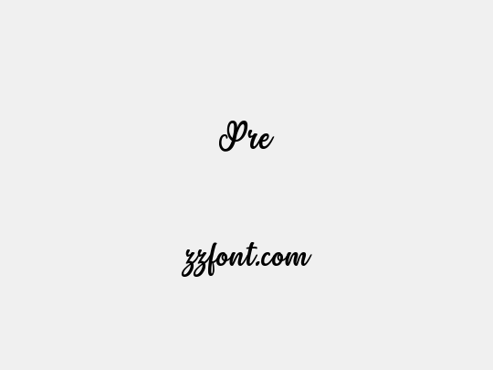 Pre