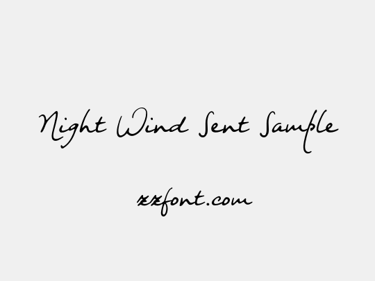 Night Wind Sent Sample