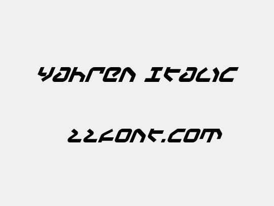 Yahren Italic