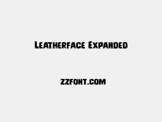 Leatherface Expanded