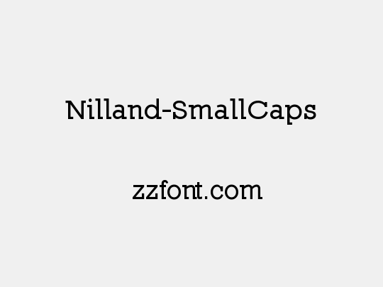 Nilland-SmallCaps