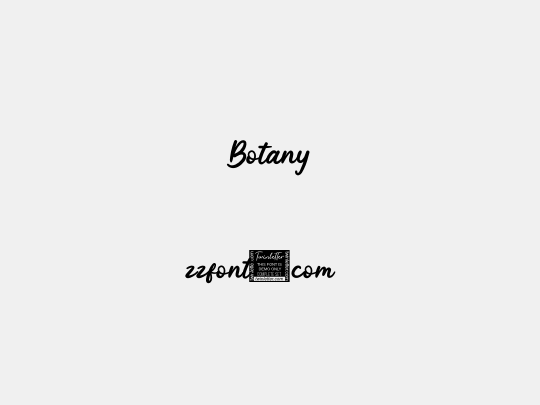 Botany