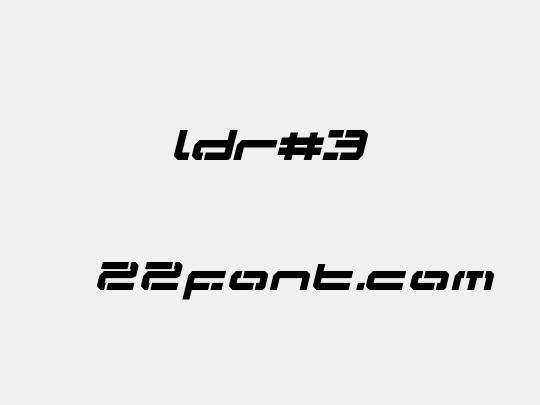 LDR#3