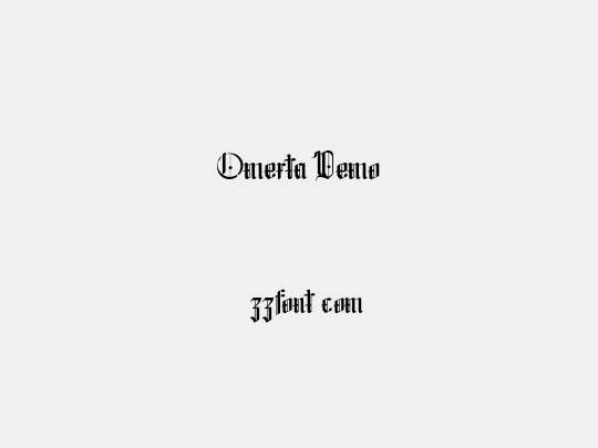 Omerta Demo