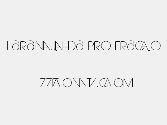 Laranjha Pro Fraco