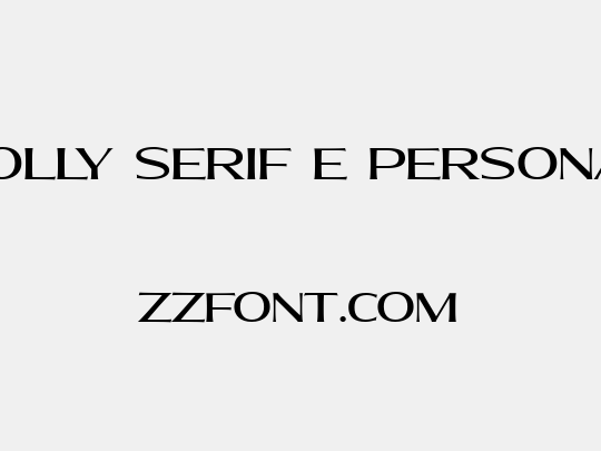 Molly Serif E PERSONAL
